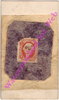 Carte de visite with tintype of Civil War Union soldier, verso