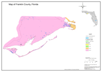 2013 Sinkhole Map of Franklin County, FL