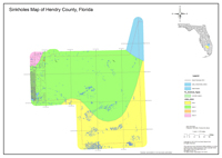 2013 Sinkhole Map of Hendry County, FL