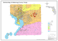 2013 Sinkhole Map of Hillsborough County, FL