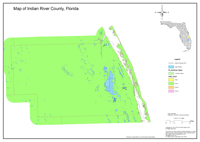 2013 Sinkhole Map of Indian River County, FL