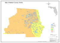 2013 Sinkhole Map of Madison County, FL