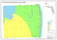 2013 Sinkhole Map of Palm Beach County, FL