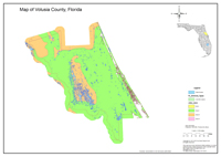 2013 Sinkhole Map of Volusia County, FL