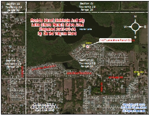 Lake Shore Ranch Drive, Seffner, Hillsborough County, Florida Sinkhole Area Map