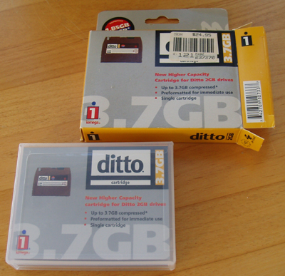 Iomega-brand 2GB Ditto Cartridge