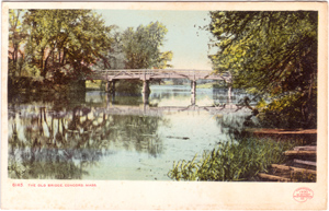 Concord, Massachusetts - Old Bridge 1900