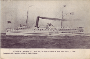 Steamships - Steamer Larchmont 1907