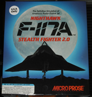 Microprose Nighthawk F-117A Flight Simulator