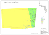 2013 Sinkhole Map of Broward County, FL