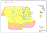 2013 Sinkhole Map of Jackson County, FL