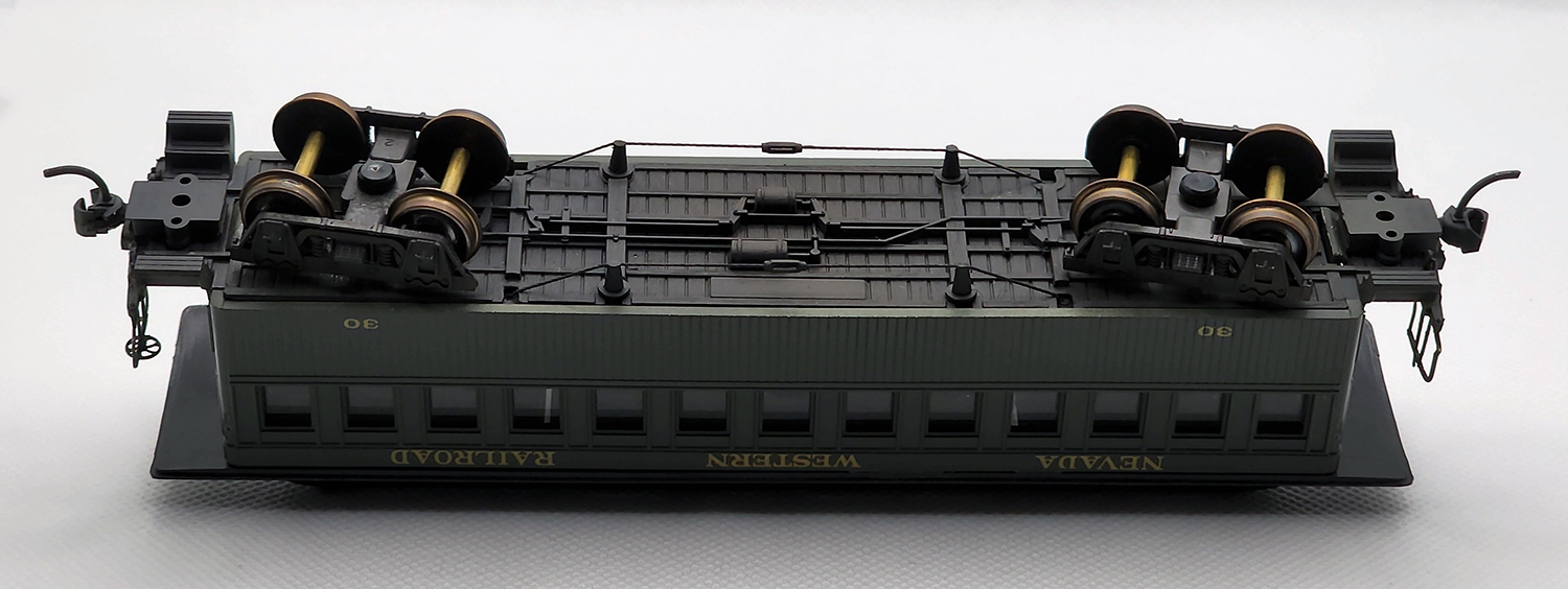 8th view of the Unbranded Nevada Western Railroad Passenger Coach #30 in my HO-scale Collection