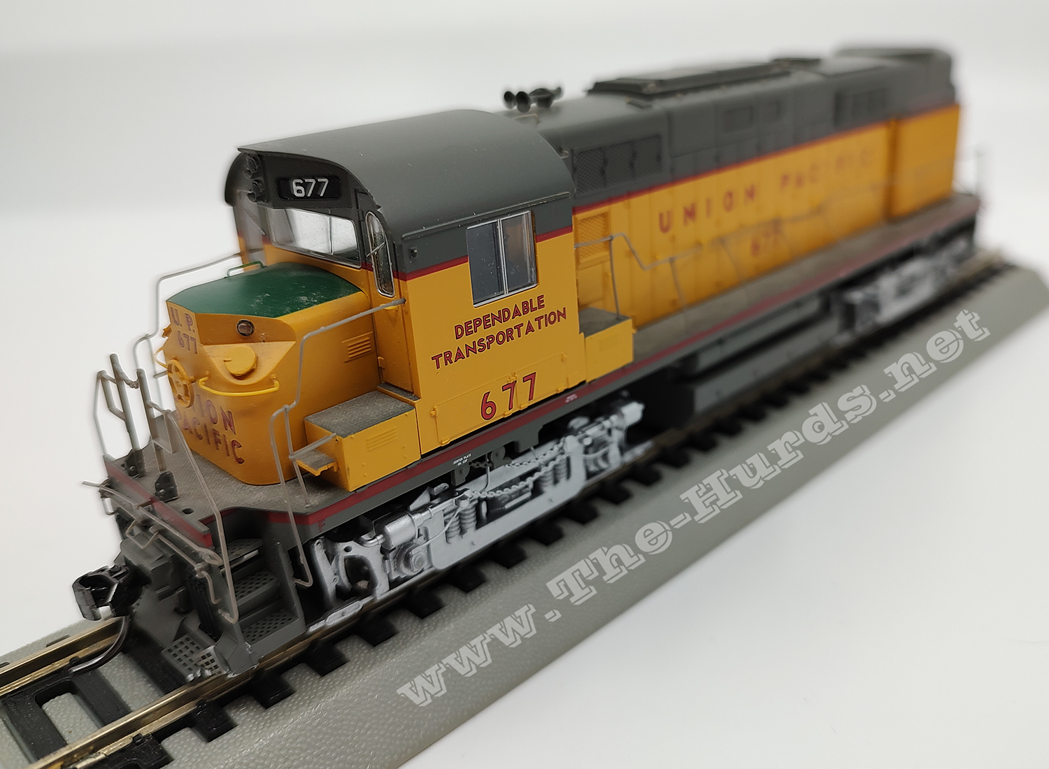 1st view of the Life-Like DCC with Sound Union Pacific #677 Alco RS27 in my HO-scale Collection