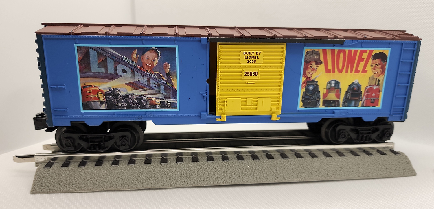 2nd view of the Lionel 2006 Billboard Car #25030 in my O-scale Collection