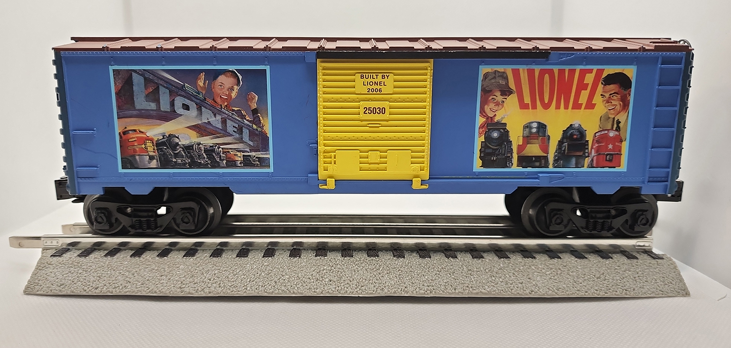 5th view of the Lionel 2006 Billboard Car #25030 in my O-scale Collection