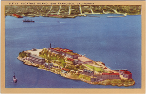 San Francisco, California - Alcatraz Island Postcard
