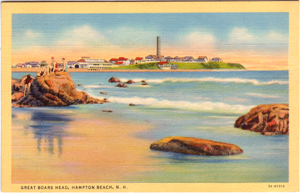 View of Great Boars Head, Hampton Beach, NH - 1933